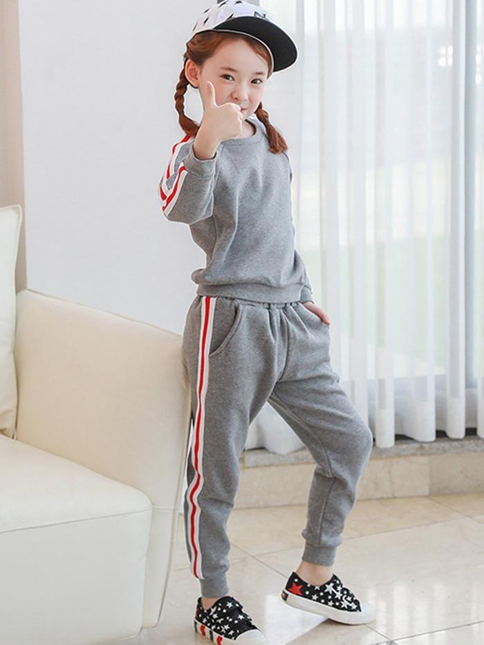 Ericdress Sport Casual Thicken Stripe 's Outfit img 2