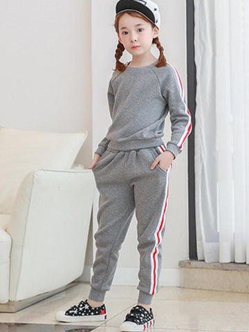 Sport Casual Thicken Stripe 's Outfit